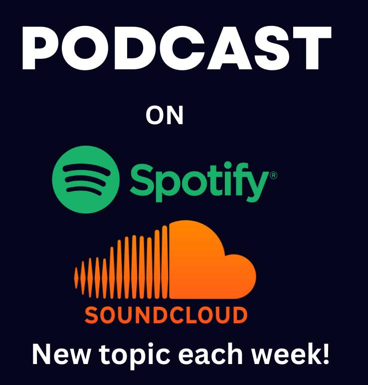 Podcast on Spotify and Souncloud. New topics each week.